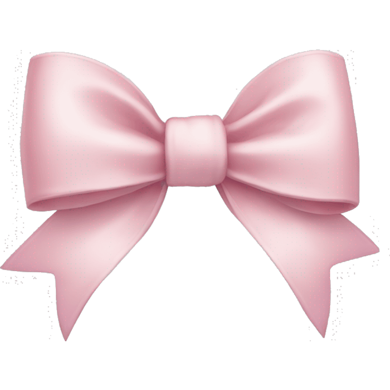 light pink bow emoji