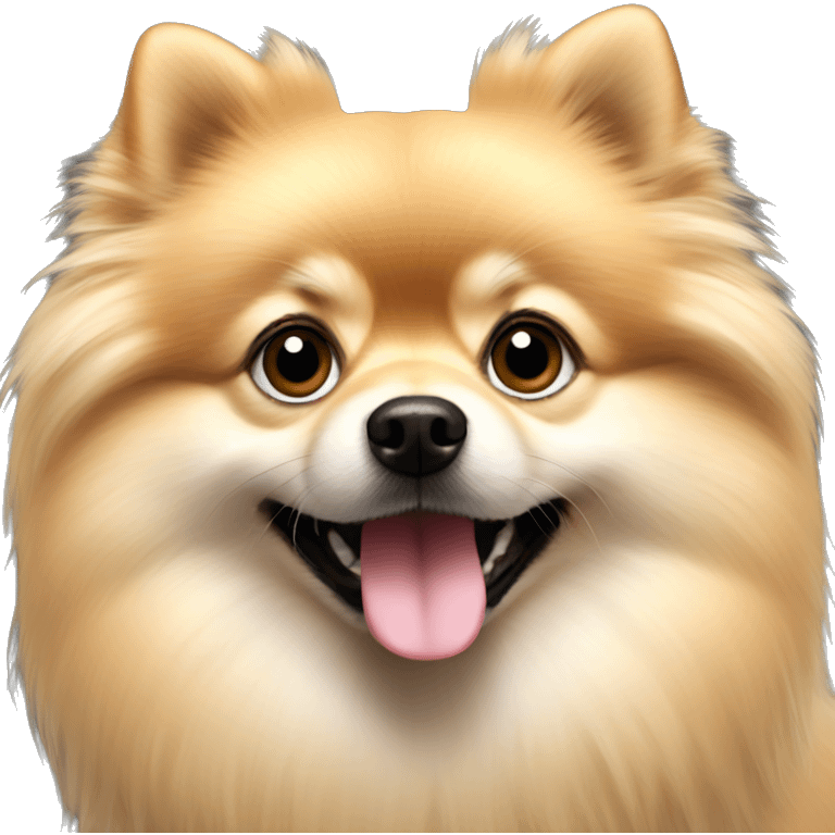 Blond Pomeranian  emoji