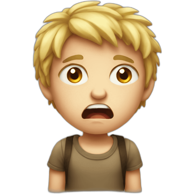 Angry child emoji