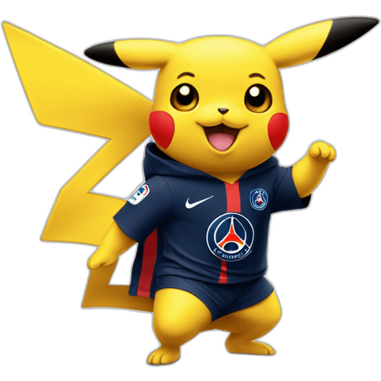 pikachu paris saint germain  emoji