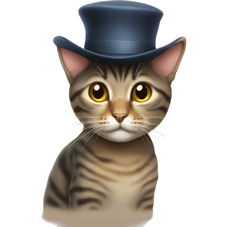 cat with a hat emoji