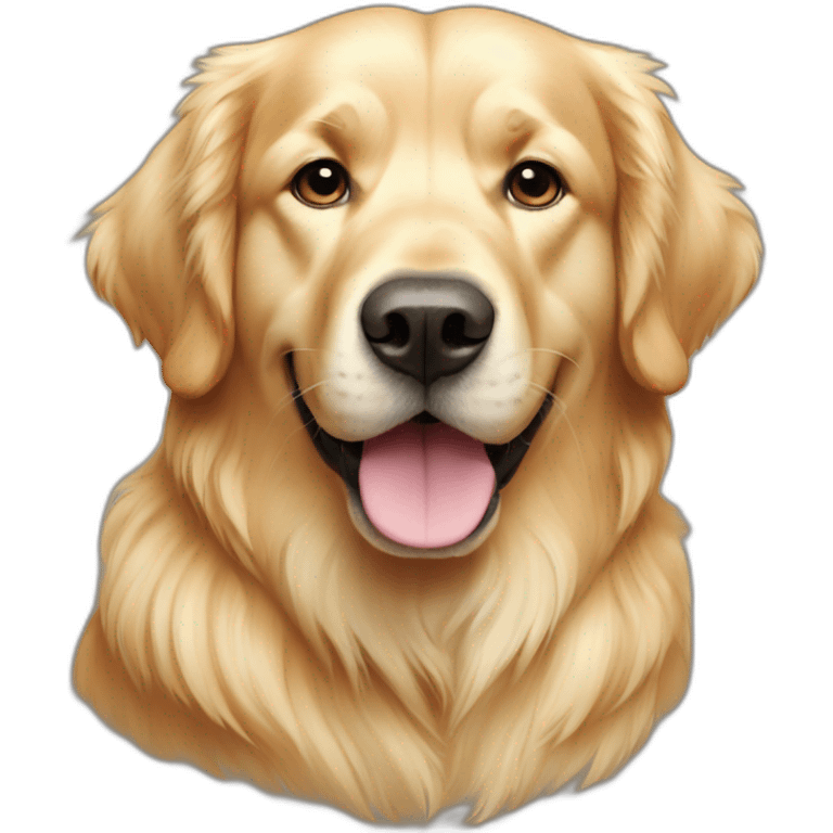 Dog Canine Golden Retriever Full-height emoji