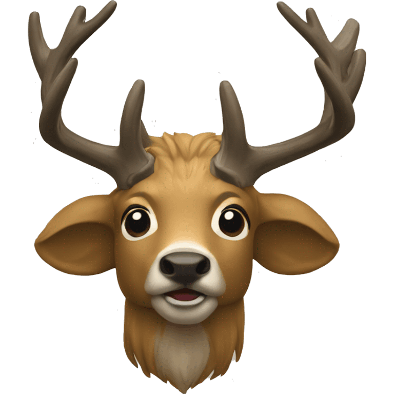 cerf corps entier emoji