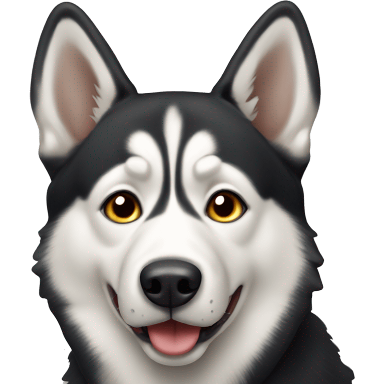 German husky dog  emoji