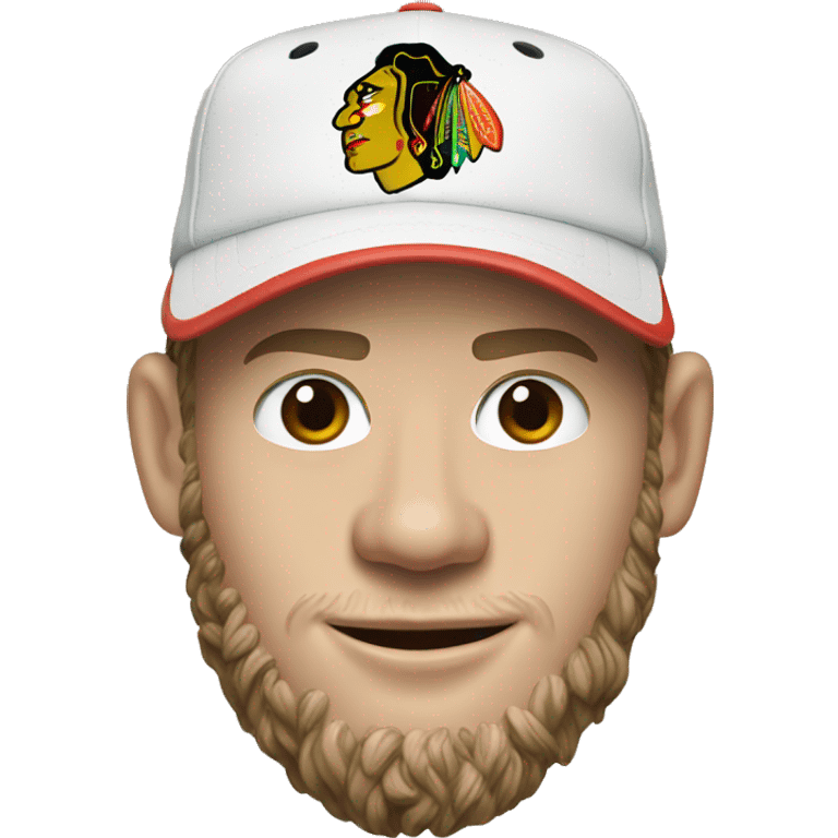 Jonathan Toews as beach bum emoji