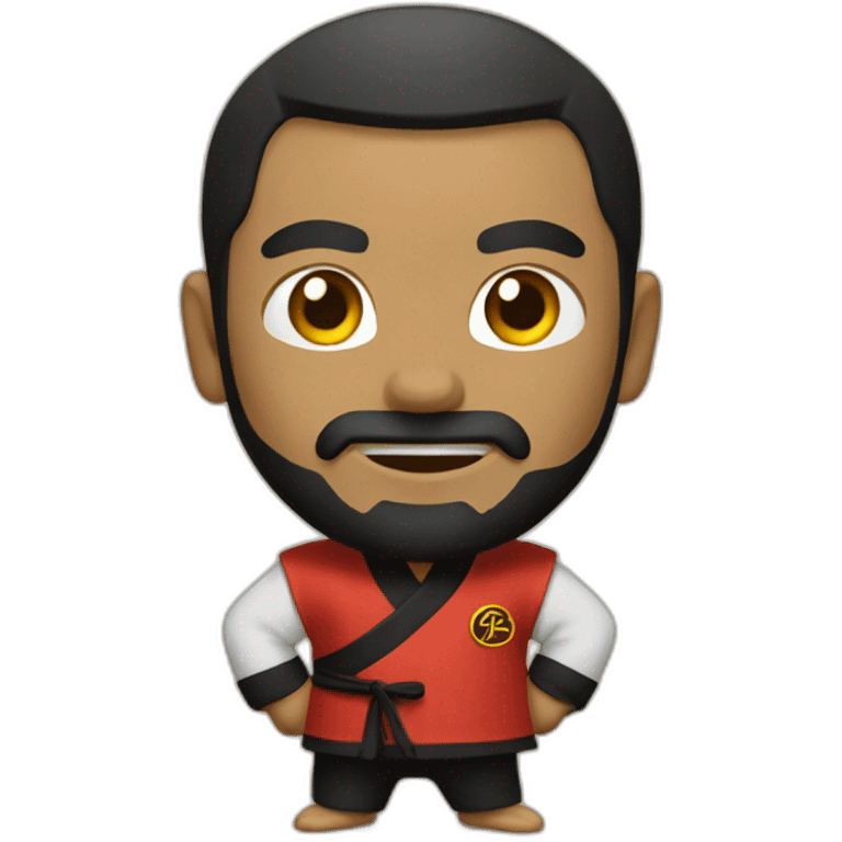 A kung fu master emoji