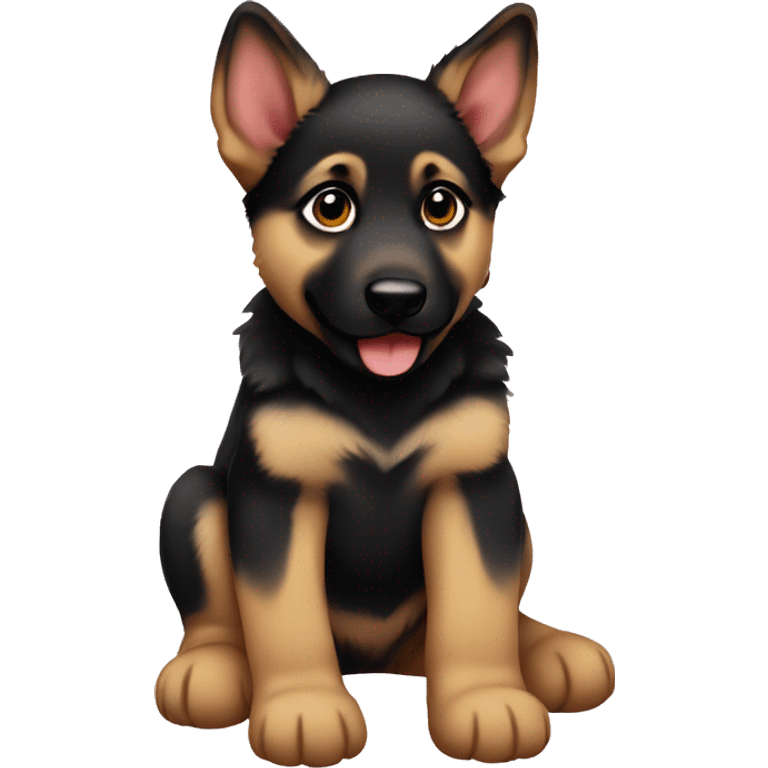 German Shepard as a baby emoji