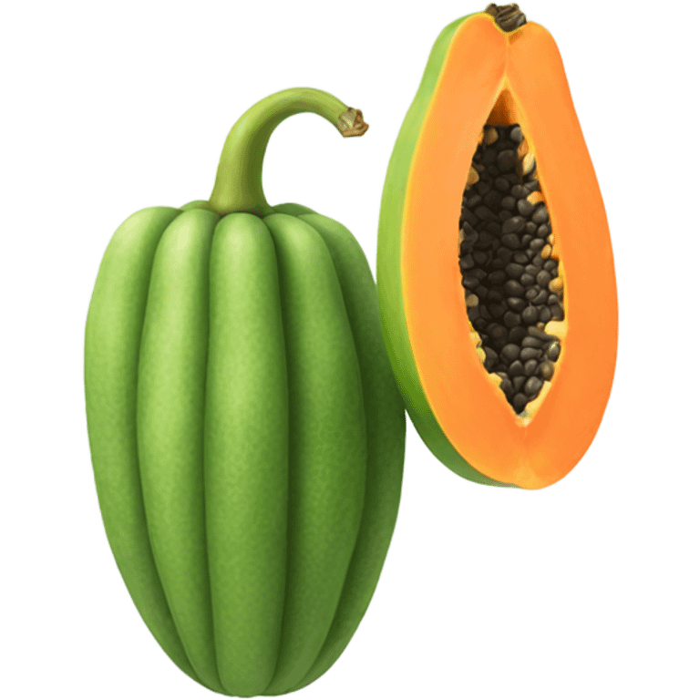 Papaya  emoji