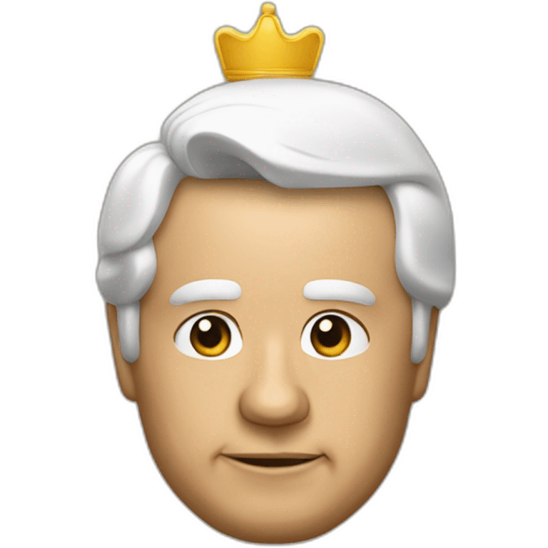 Le président poutine qui boue une pierre emoji