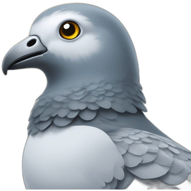 robot pigeon emoji