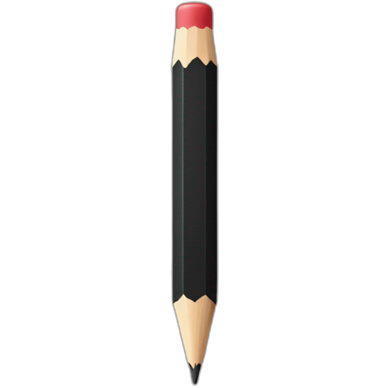 Black pencil emoji