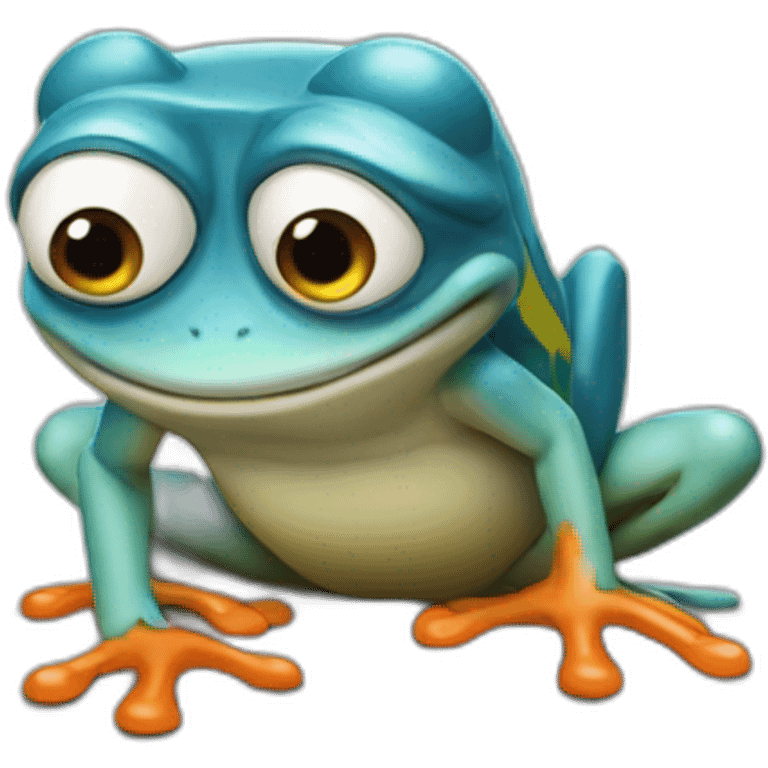 Crazy frog emoji