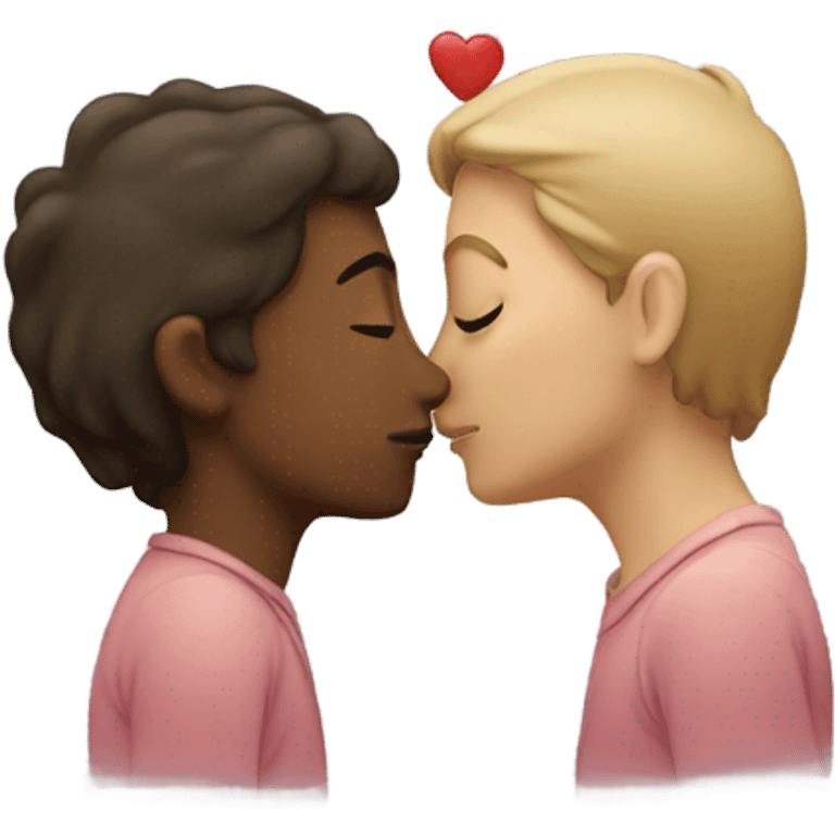 kiss-kiss emoji