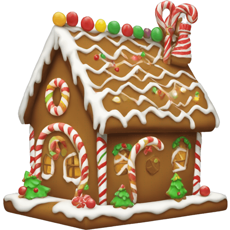 Christmas gingerbread house  emoji