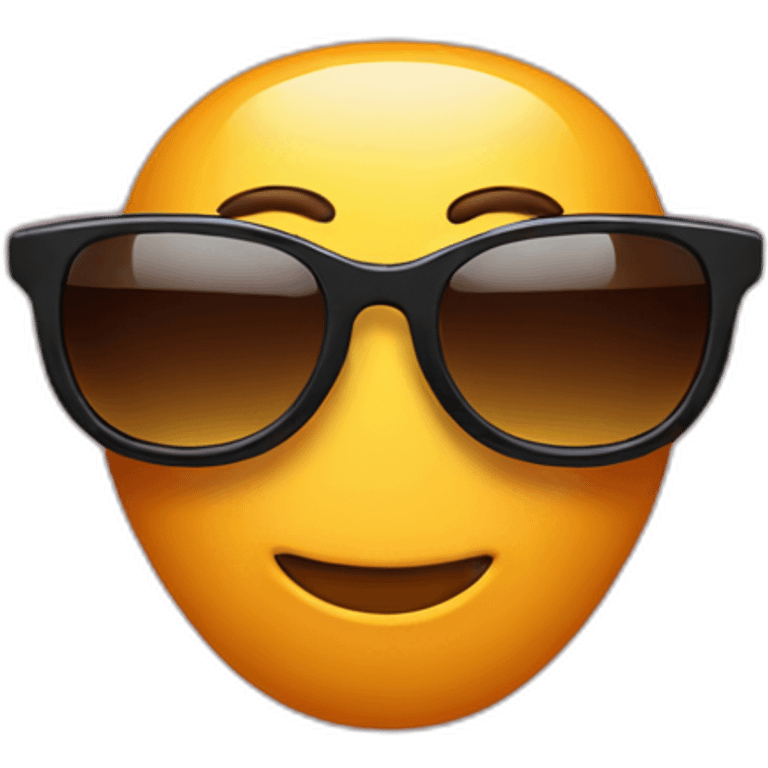 Kidney with sunglasses emoji