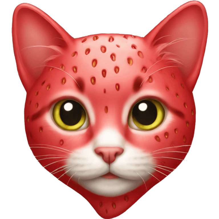 strawberry cat emoji