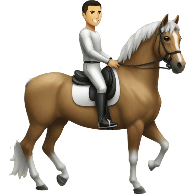 Ronaldo à cheval emoji