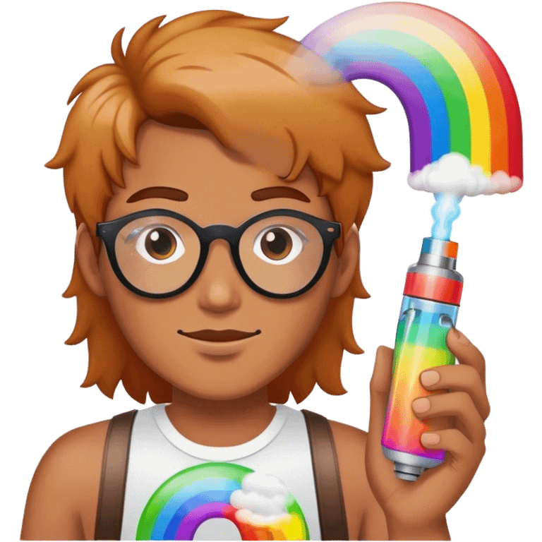 rainbow vapes emoji