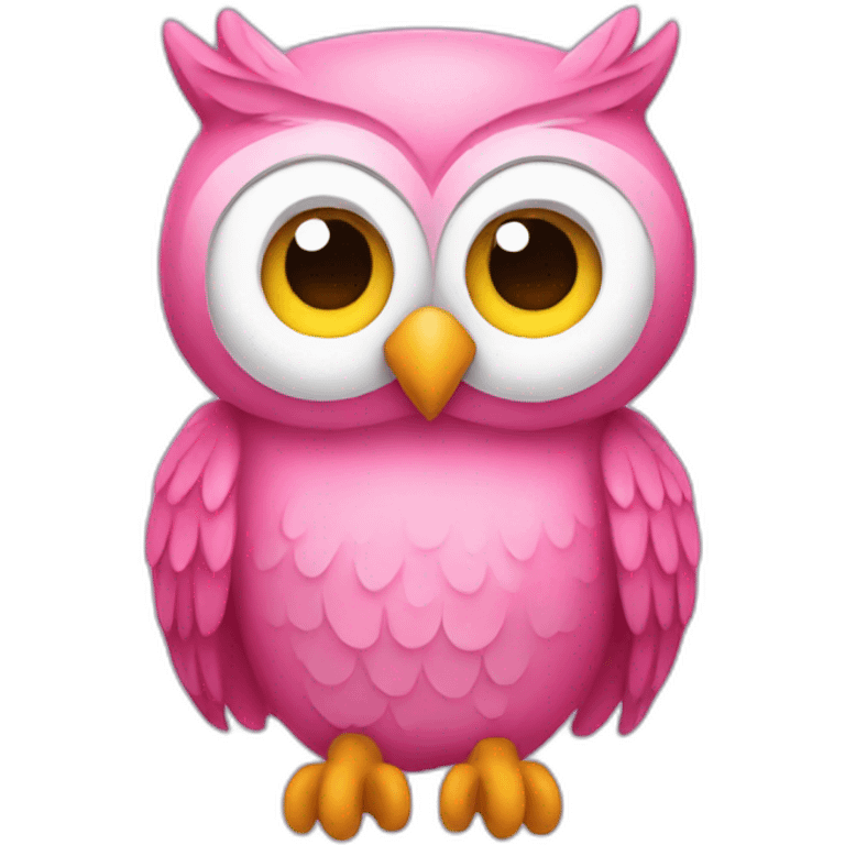 pink owl emoji