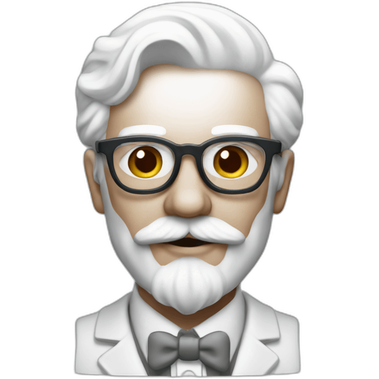 Colonel sanders in WhatsApp color emoji