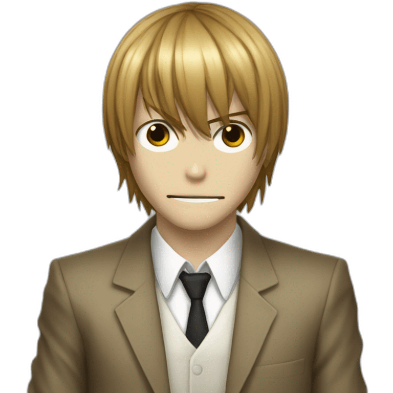 Light Yagami death note emoji