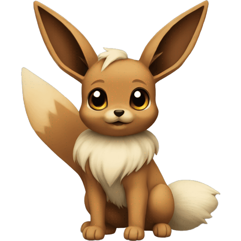 Eevee thinks emoji