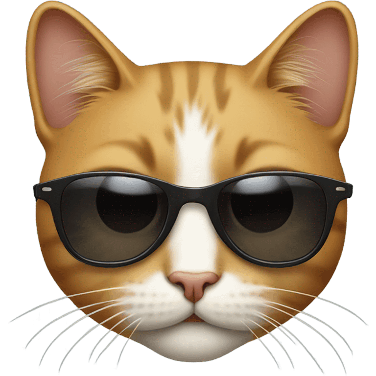 Cat with sunglasses  emoji