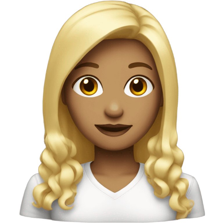 blonde girl emoji