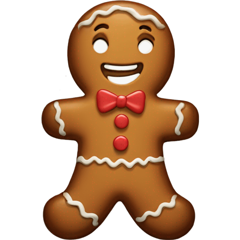 gingerbread man emoji