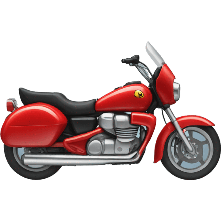 Red moto emoji