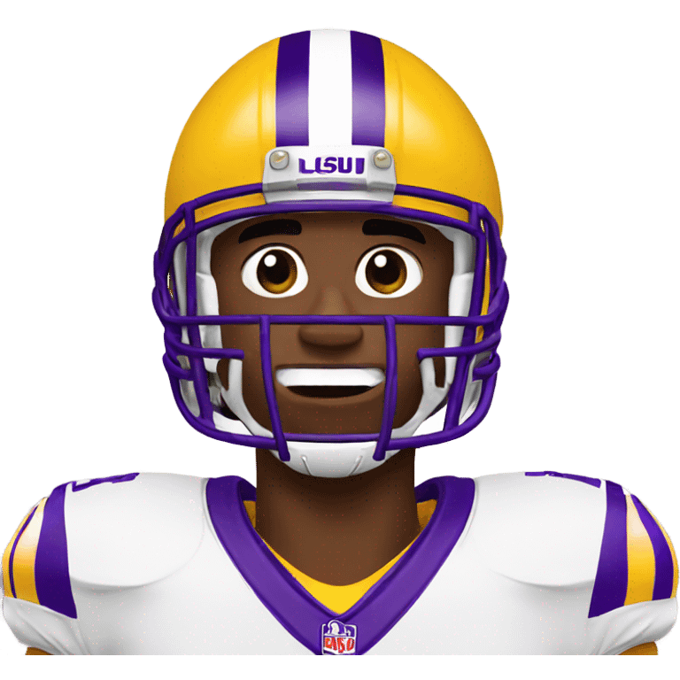 LSU football player emoji