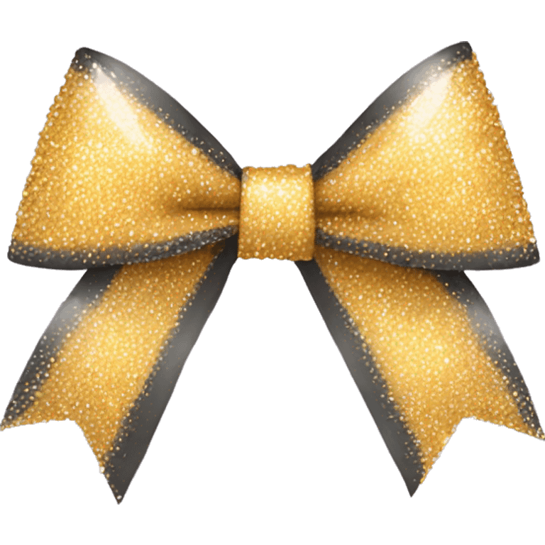 cheer bow with sparkles  emoji