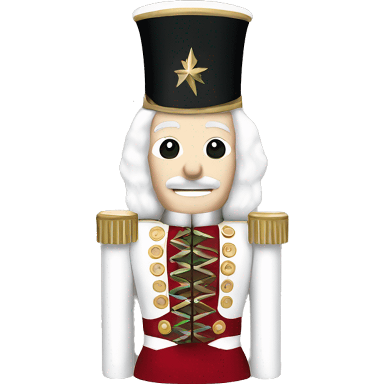 White Christmas Nutcracker  emoji