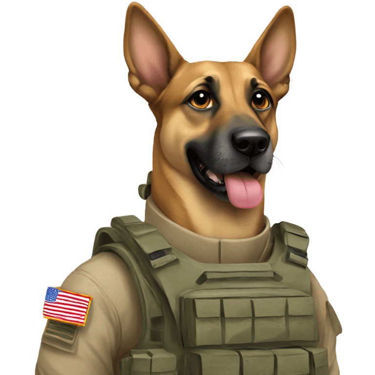 military dog emoji