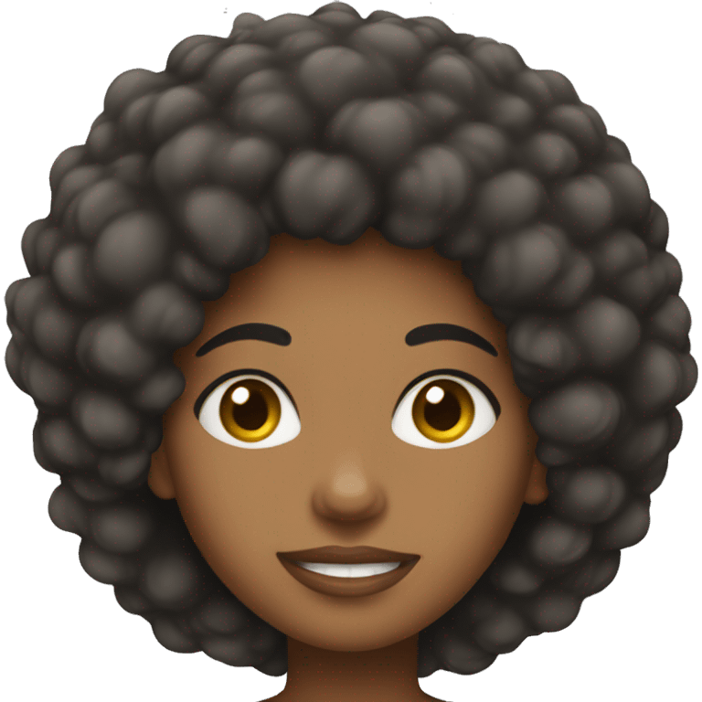 Afro Latina girl  emoji