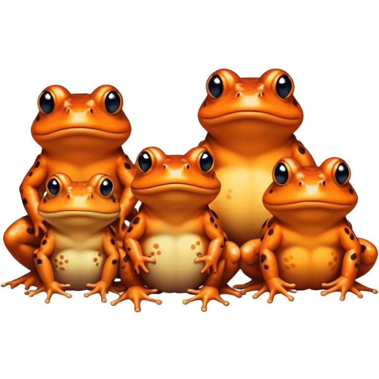 toads Amphibian   Fire Bellied Toad Family – Bombinatoridae - Frog  emoji