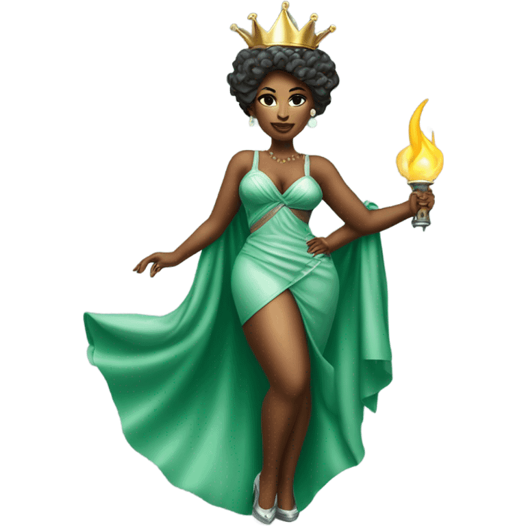 Burlesque Statue of Liberty emoji