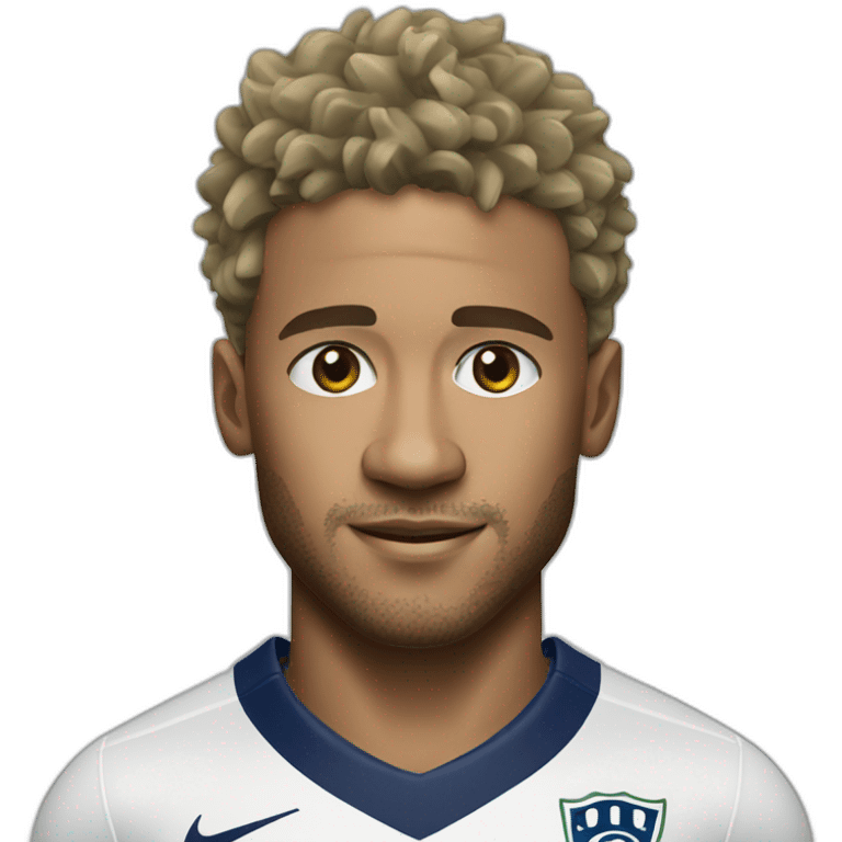 Neymar realistic football player emoji