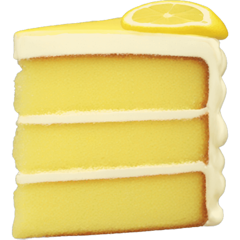 Lemon cake emoji