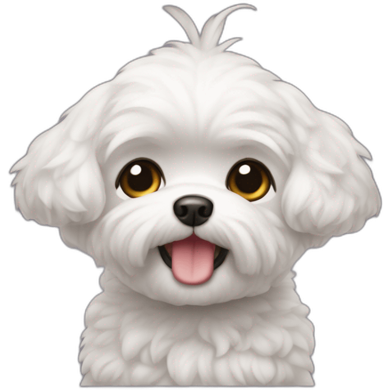 Bichón maltes emoji