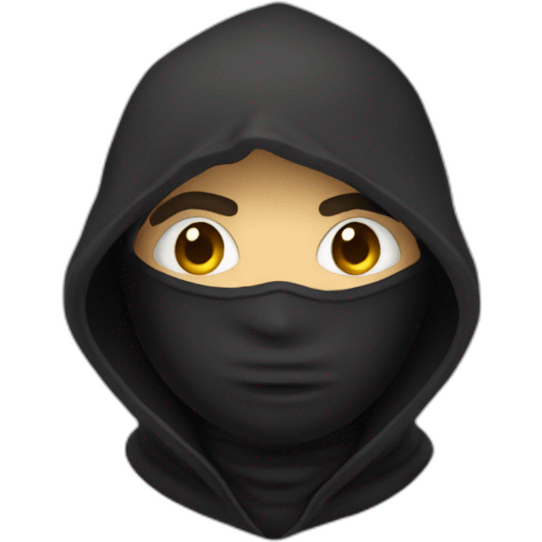 hooded assassin emoji