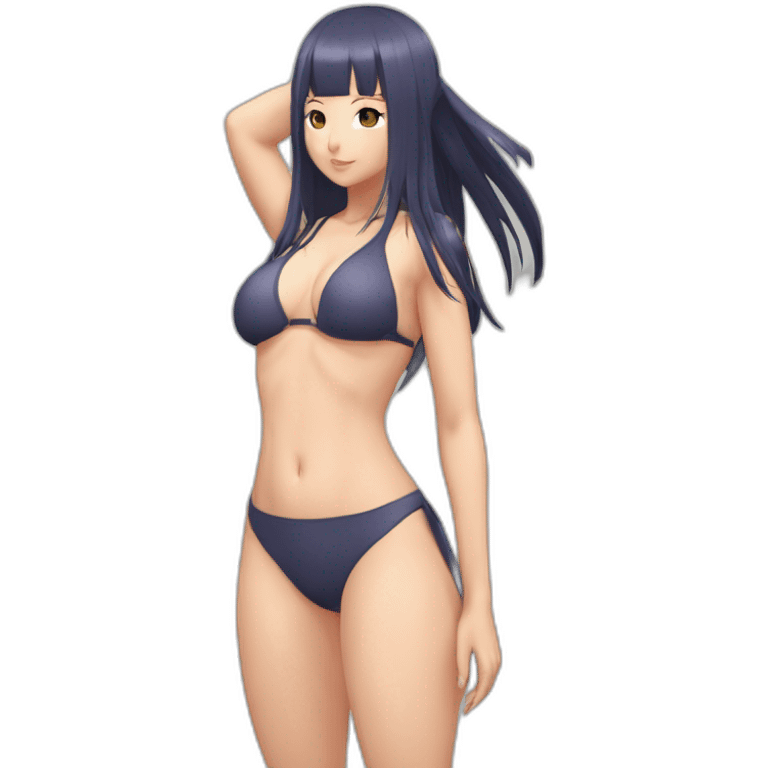 hinata hyuga full body pawg micro bikini back focus emoji