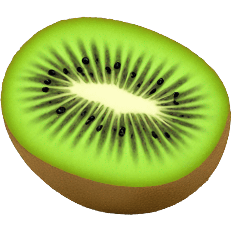 3D kiwi fruit  emoji