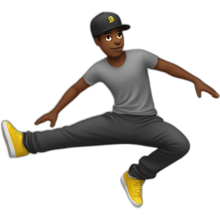 Break dancer emoji