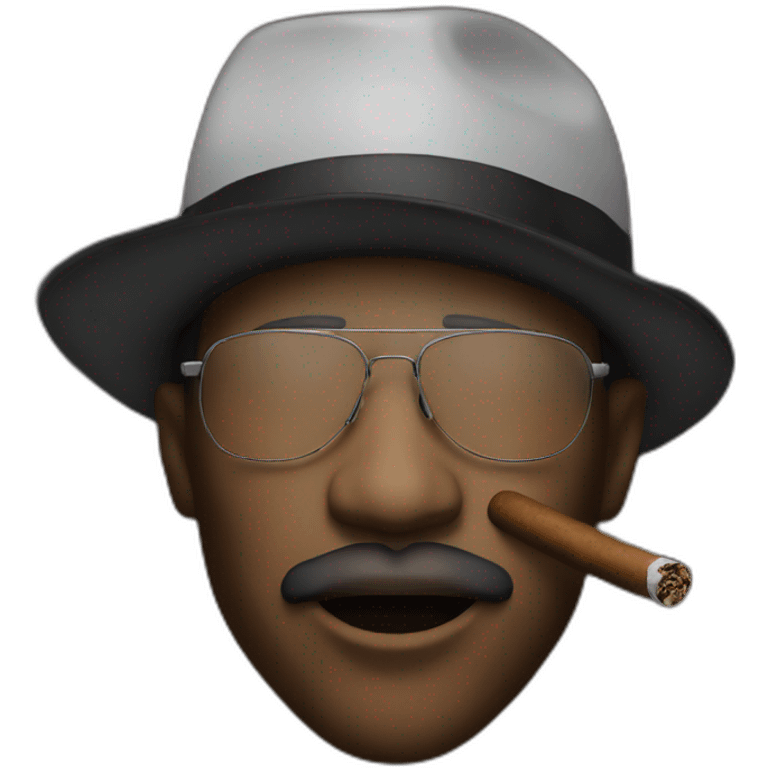 dj smoke cigar emoji