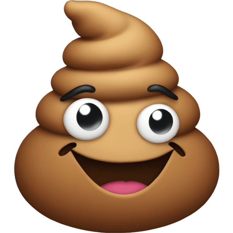 smiling poop with hat emoji