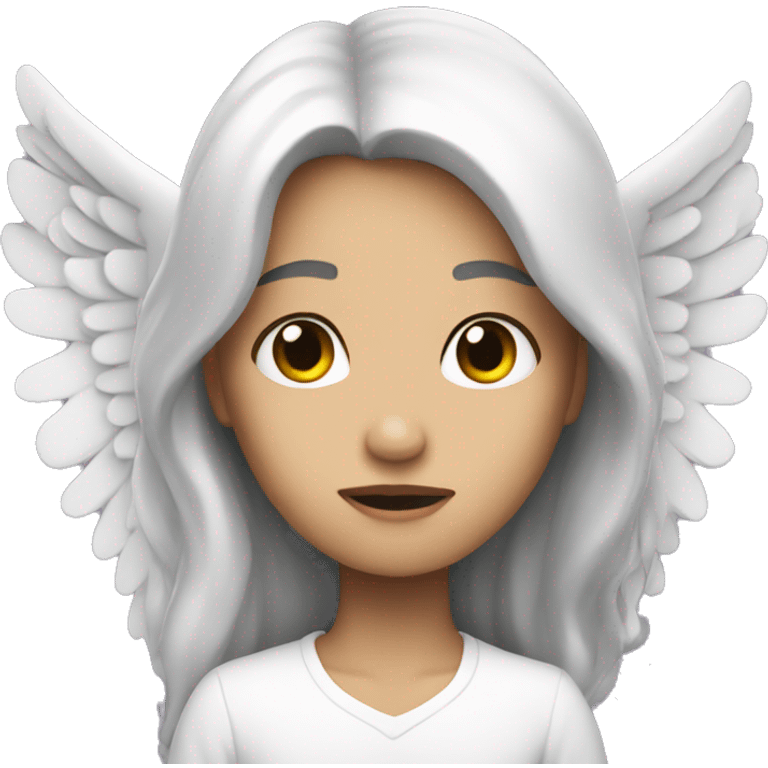 A broken angel  emoji