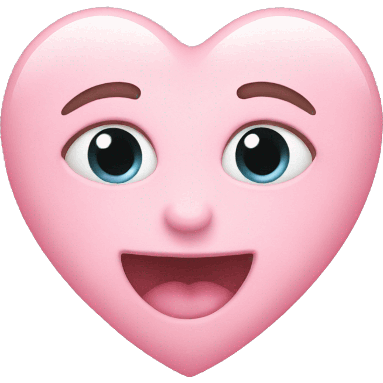 Baby pink heart emoji