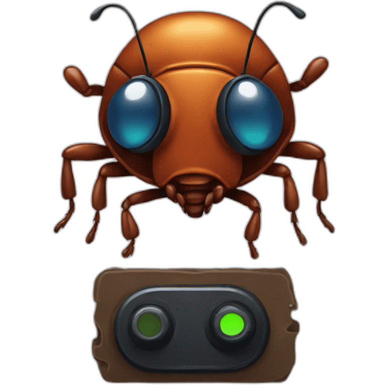 Bedbug with Headset emoji