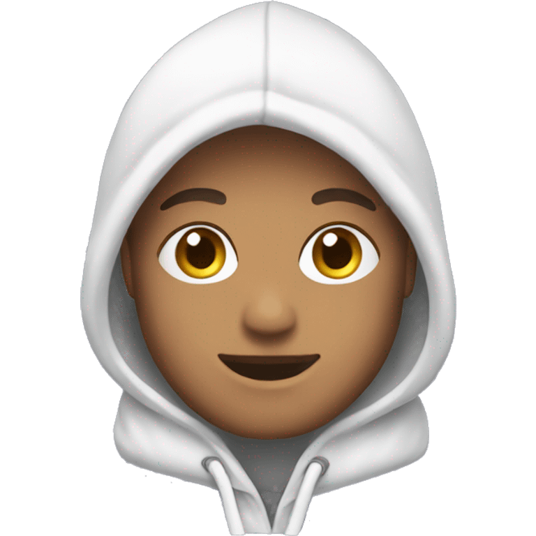 White hoodie emoji